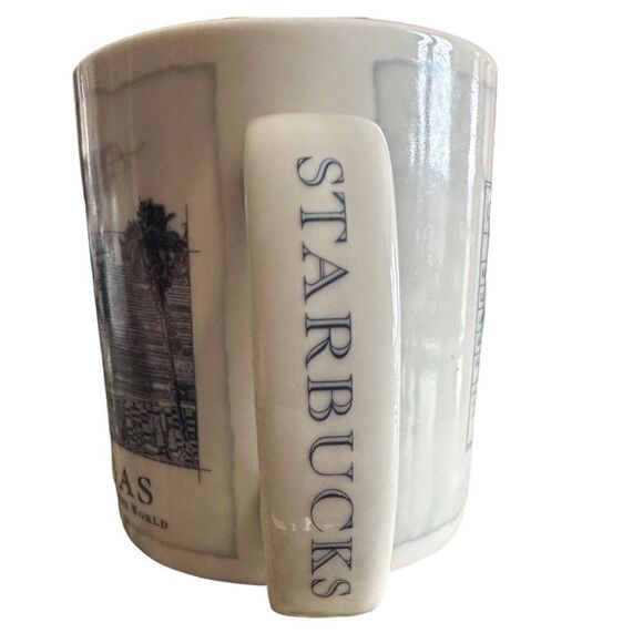 VINTAGE 2008 Starbucks Architect Series LAS VEGAS Coffee Tea Cup Mug - 18oz - Picture 4 of 5
